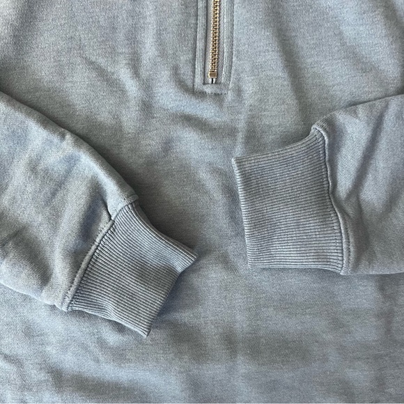 Tentree 1/4 zip fleece dress Vintage Blue size small NWT - Picture 5 of 7